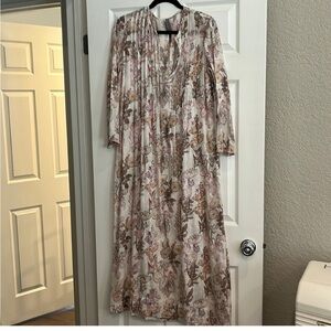 Raquel Allegra : Cotton Floral Maxi Dress